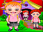 Bébé Hazel à l’école maternelle