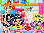 Nettoyage du désordre de bébé princesse