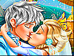 Bisous au mariage de la Reine des Neiges