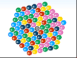 Jeu Bubble spinner un bubble shooter hexagone