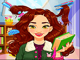 Vraie coiffure d'Olivia