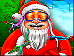 Coiffer la barbe du Père Noël