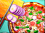Préparation de pizza