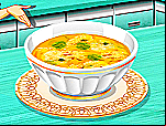Soupe de poulet pates
