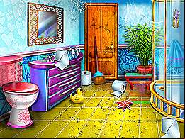 Reine des glaces déco de salle de bain