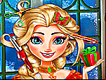 Reine des Neiges - Coupe de cheveux de Noël