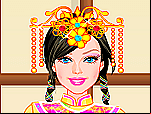 Habillage Barbie Princesse Chinoise