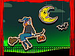 Halloween - Vol de sorcière