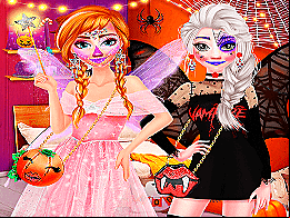 Soirée Halloween entre soeurs
