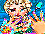Manucure de la Reine des Neiges