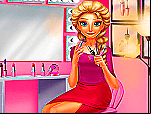 Maquillage de la reine des glaces