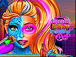 Maquillage de super-héroïne