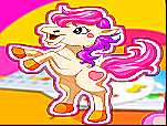 Coloriage de Poney