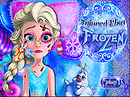 Blessures d'Elsa la reine des neiges