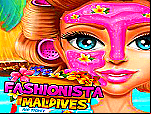 Relooking de fashionista aux Maldives
