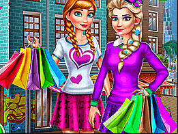 Shopping de princesse au centre commercial