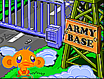 Monkey go happy army base