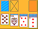 Cute kitten solitaire
