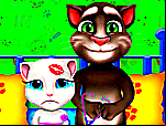 Papa Tom prend soin de son enfant