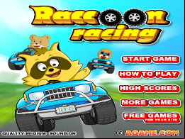 Raccoon racing